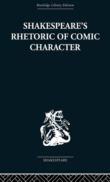 Produktbild: Shakespeare's Rhetoric of Comic Character