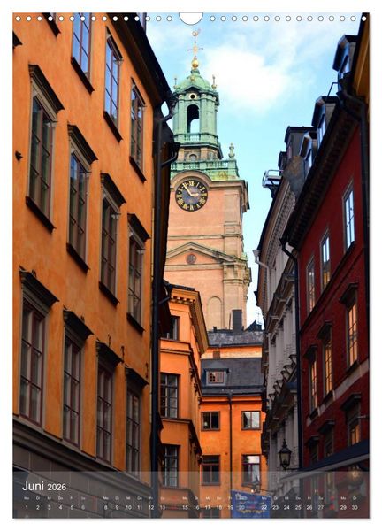 Produktbild: Stockholm - Stadtansichten (Wandkalender 2026 DIN A3 hoch), CALVENDO Monatskalender