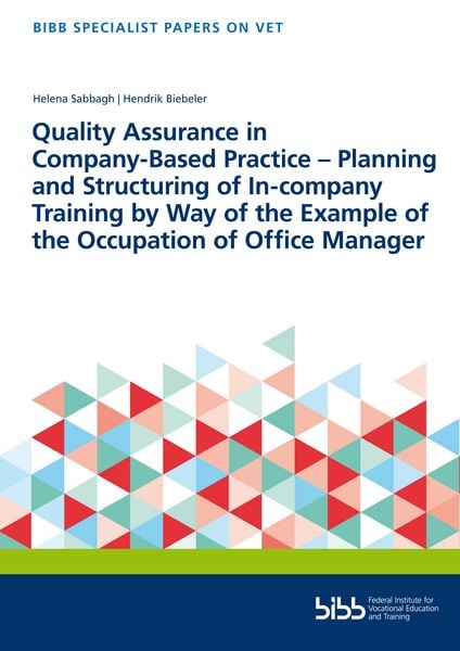 Produktbild: Quality Assurance in Company-Based Practice