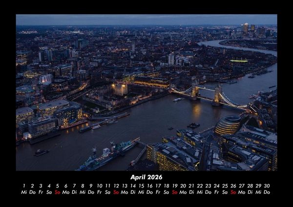 Produktbild: London - Impressionen 2026 Fotokalender DIN A3