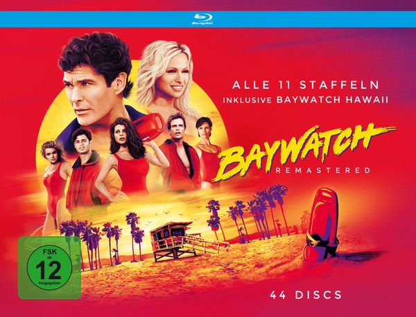 Produktbild: Baywatch HD - Komplettbox: Staffeln 1-9 inkl. Baywatch Hawaii HD (Fernsehjuwelen) [44 BRs]