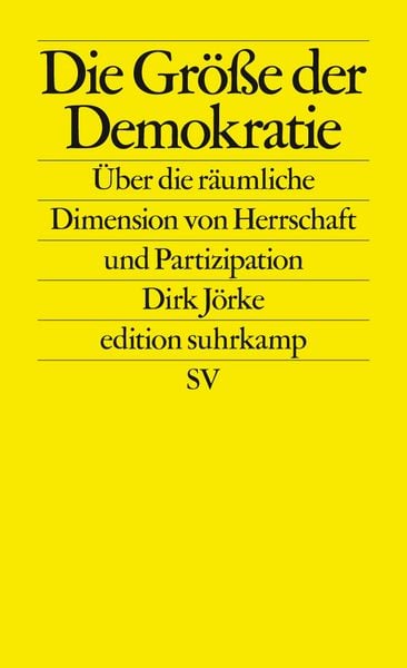 Produktbild: Die Gr&ouml;&szlig;e der Demokratie