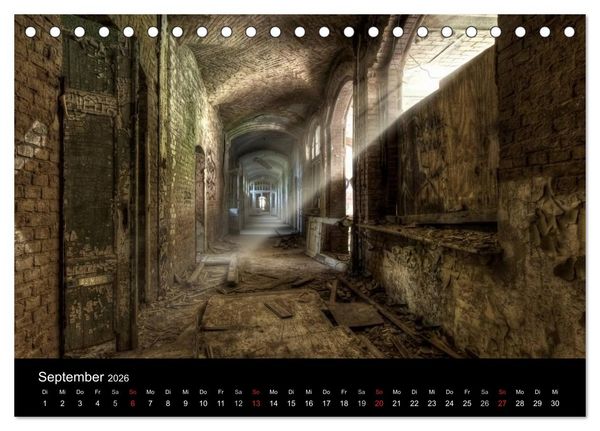 Produktbild: Lost Places - Verlassene Orte (Tischkalender 2026 DIN A5 quer), CALVENDO Monatskalender