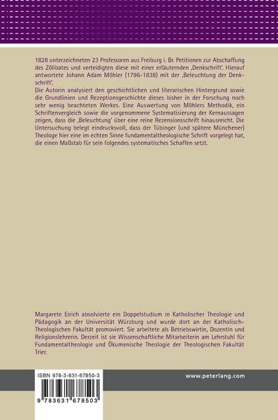 Produktbild: Johann Adam M&ouml;hlers &laquo;Beleuchtung der Denkschrift&raquo;