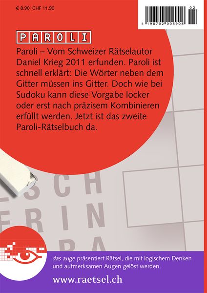 Produktbild: R&auml;tselbuch Paroli 02
