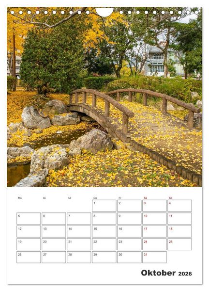 Produktbild: Herbst im japanischen Garten (Wandkalender 2026 DIN A4 hoch), CALVENDO Monatskalender