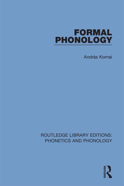 Produktbild: Formal Phonology