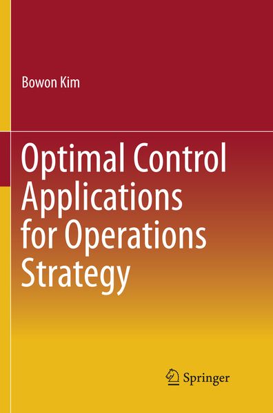 Produktbild: Optimal Control Applications for Operations Strategy