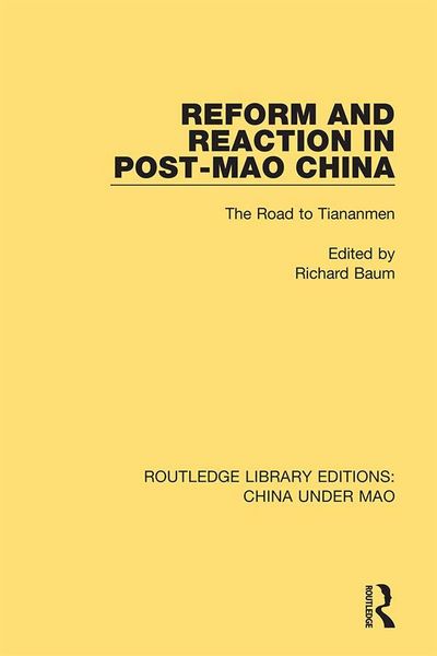 Produktbild: Reform and Reaction in Post-Mao China