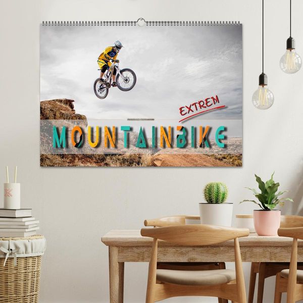 Produktbild: Mountainbike extrem (Wandkalender 2026 DIN A2 quer), CALVENDO Monatskalender