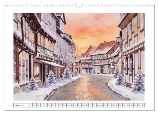 Produktbild: Bezaubernde St&auml;dte in Sachsen-Anhalt (Wandkalender 2027 DIN A3 quer), CALVENDO Monatskalender