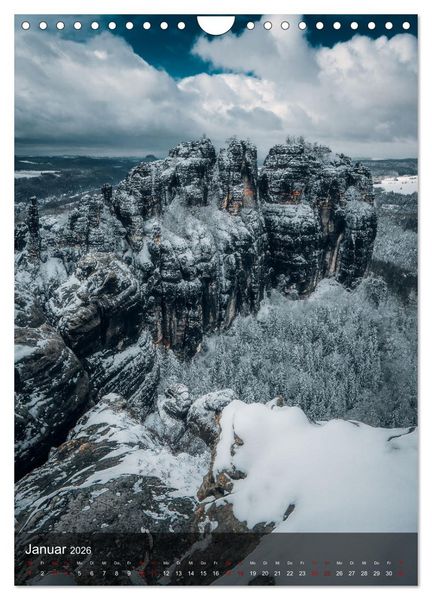 Produktbild: Reise durch die S&auml;chsische Schweiz (Wandkalender 2026 DIN A4 hoch), CALVENDO Monatskalender