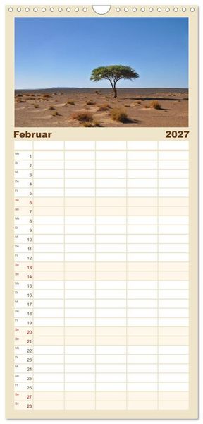 Produktbild: Familienplaner 2027 - Erlebe mit mir das traumhafte Marokko mit 5 Spalten (Wandkalender, 21 x 45 cm) CALVENDO