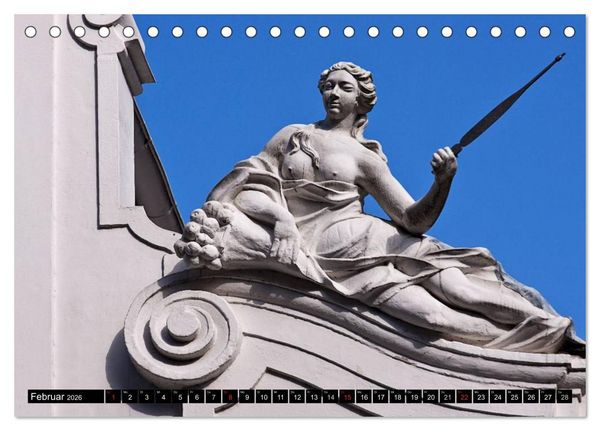Produktbild: Ostseeperle L&uuml;beck (Tischkalender 2026 DIN A5 quer), CALVENDO Monatskalender
