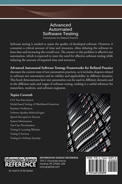 Produktbild: Advanced Automated Software Testing