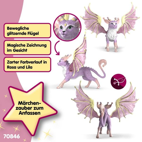 Produktbild: schleich&reg; 70846 Gefl&uuml;gelter Katzendrache