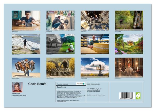 Produktbild: Coole Berufe (Wandkalender 2026 DIN A3 quer), CALVENDO Monatskalender