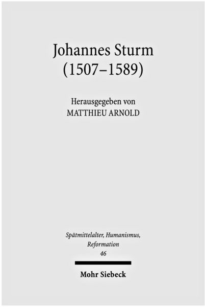 Produktbild: Johannes Sturm (1507-1589)