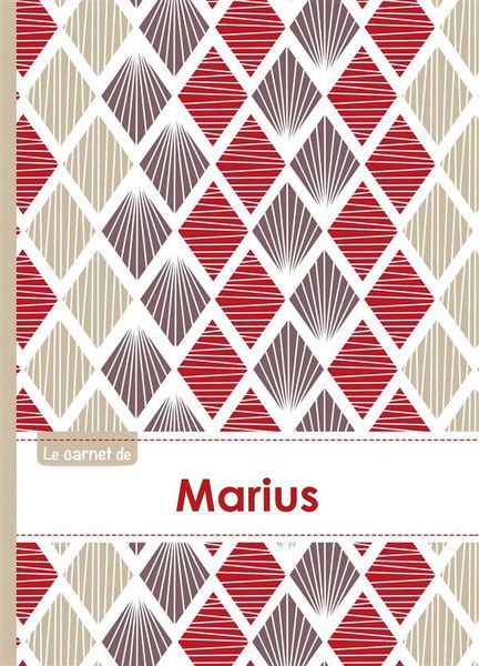 Produktbild: Le carnet de marius lignes, 96p,