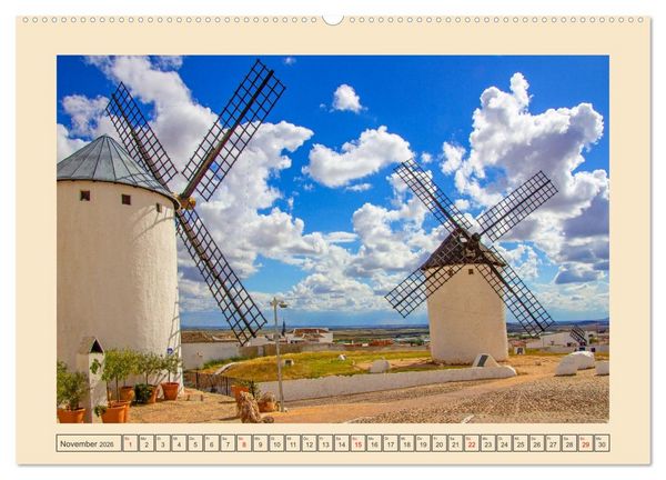 Produktbild: Kastilien - La Mancha (hochwertiger Premium Wandkalender 2026 DIN A2 quer), Kunstdruck in Hochglanz