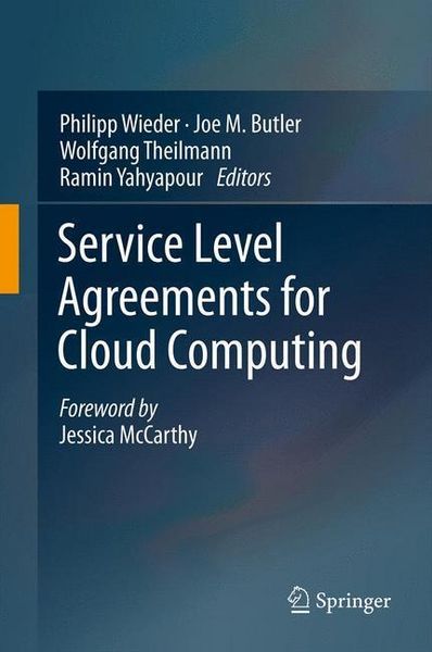 Produktbild: Service Level Agreements for Cloud Computing