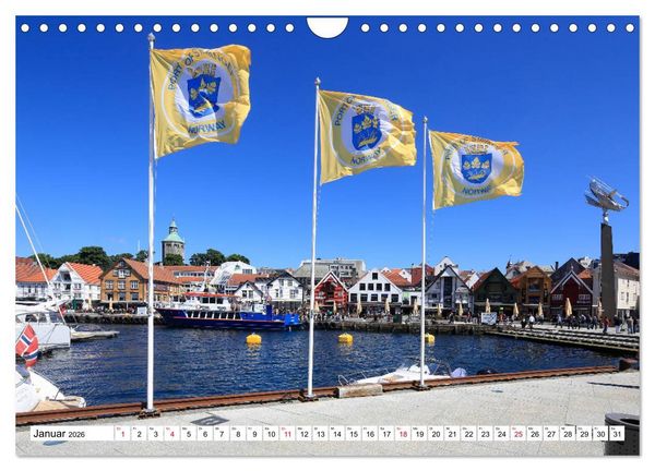 Produktbild: Sommer in Stavanger vom Frankfurter Taxifahrer Petrus Bodenstaff (Wandkalender 2026 DIN A4 quer), CALVENDO Monatskalender