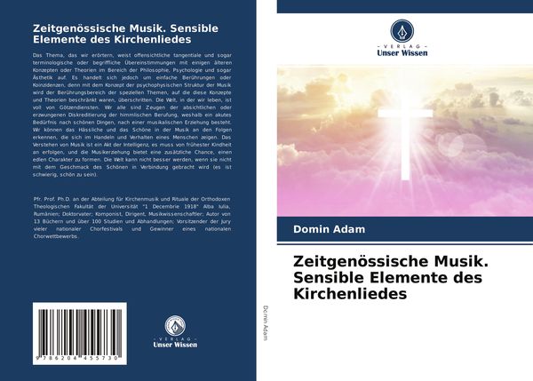 Produktbild: Zeitgen&ouml;ssische Musik. Sensible Elemente des Kirchenliedes