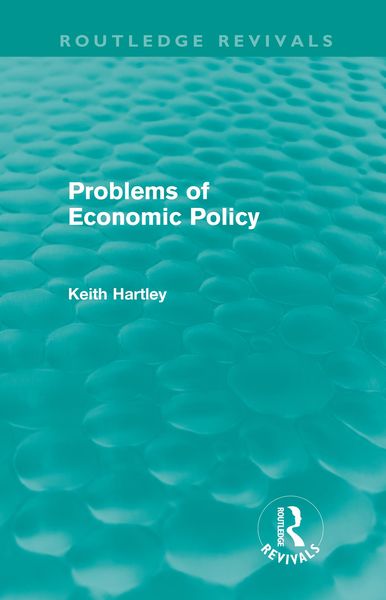 Produktbild: Problems of Economic Policy (Routledge Revivals)