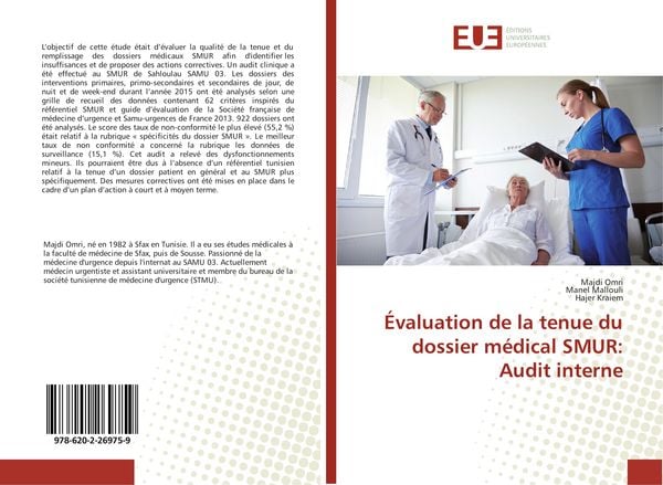 Produktbild: &Eacute;valuation de la tenue du dossier m&eacute;dical SMUR: Audit interne