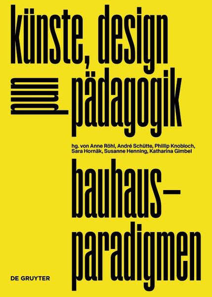 Produktbild: Bauhaus-paradigmen