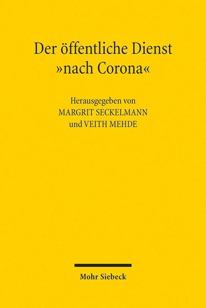 Produktbild: Der &ouml;ffentliche Dienst 'nach Corona'