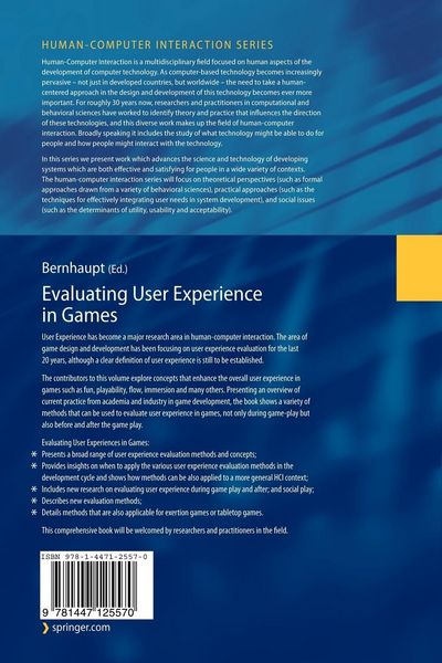 Produktbild: Evaluating User Experience in Games