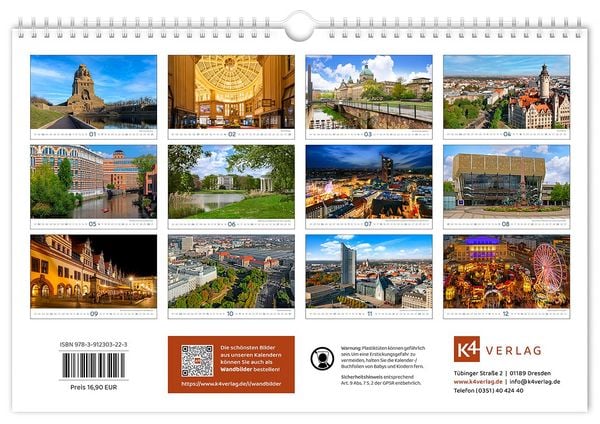 Produktbild: Kalender Leipzig 2027