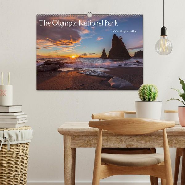 Produktbild: The Olympic National Park - Washington USA (Wandkalender 2026 DIN A3 quer), CALVENDO Monatskalender