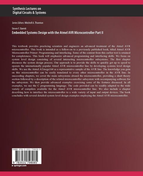 Produktbild: Embedded System Design with the Atmel AVR Microcontroller II
