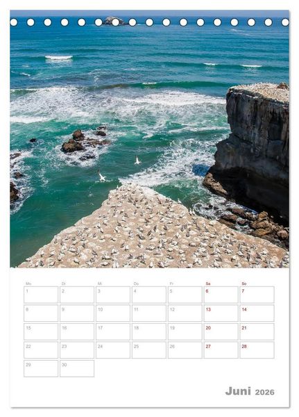 Produktbild: Kalenderplaner g'day Neuseeland 2026 (Tischkalender 2026 DIN A5 hoch), CALVENDO Monatskalender