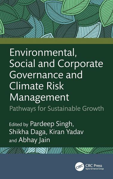 Produktbild: Environmental, Social and Corporate Governance and Climate Risk Management