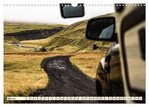 Produktbild: Overlanding on Iceland - Mit dem 4x4 Camper kreuz und quer &uuml;ber die Insel (Wandkalender 2027 DIN A3 quer), CALVENDO Monatskalender