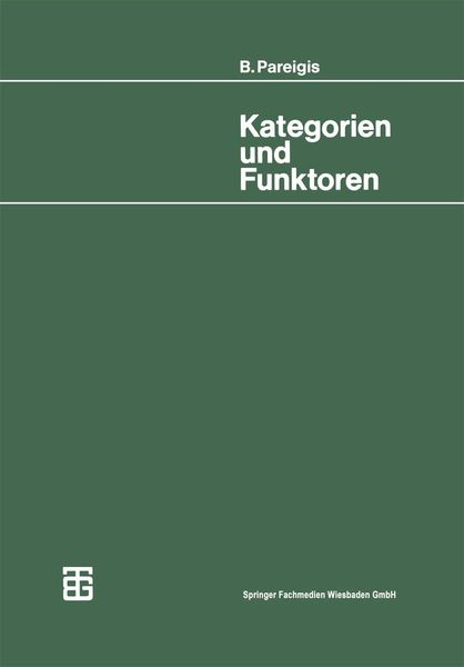 Produktbild: Kategorien und Funktoren