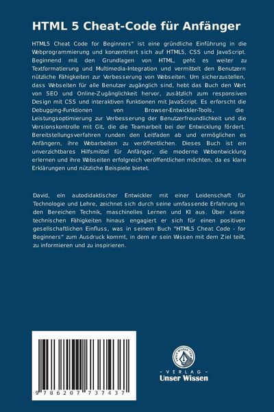 Produktbild: HTML 5 Cheat-Code f&uuml;r Anf&auml;nger