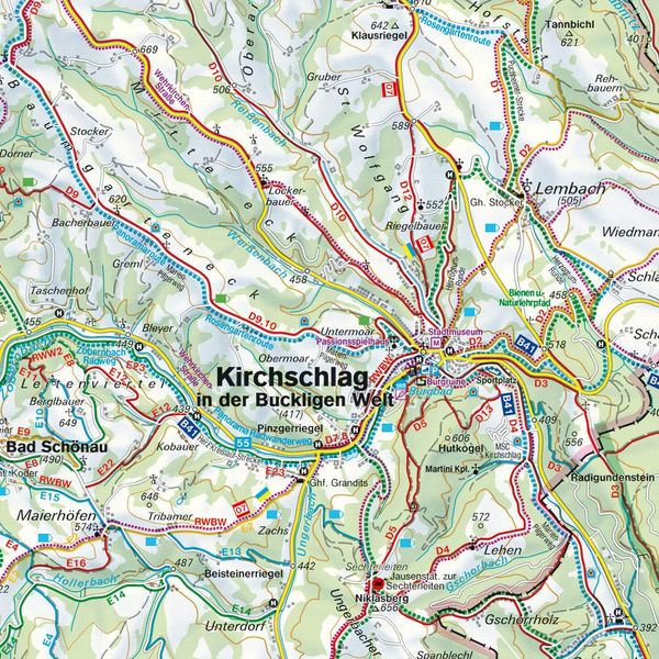 Produktbild: freytag & berndt Wanderkarte Wechsel - Bucklige Welt - Bernstein 1:50.000