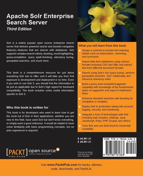 Produktbild: Apache Solr Enterprise Search Server