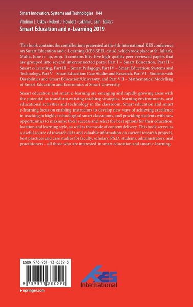 Produktbild: Smart Education and e-Learning 2019