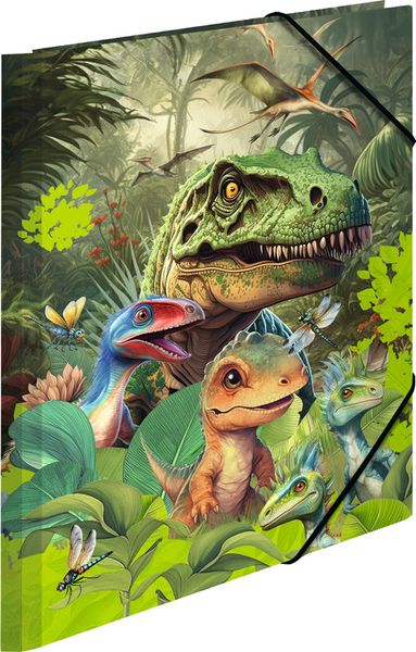 Produktbild: Gummizugmappe A4 Dino World