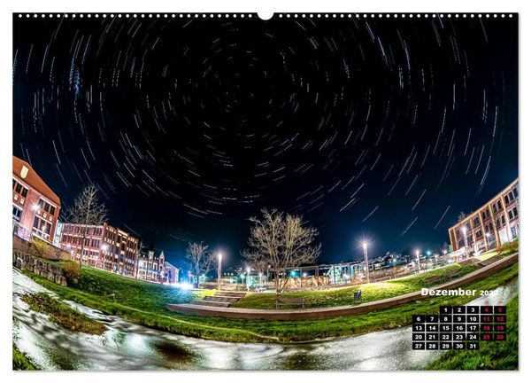 Produktbild: Sternspuren &uuml;ber Bad Hersfeld (hochwertiger Premium Wandkalender 2027 DIN A2 quer), Kunstdruck in Hochglanz