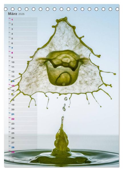 Produktbild: Farbenfreudig (Tischkalender 2026 DIN A5 hoch), CALVENDO Monatskalender