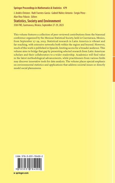 Produktbild: Statistics, Society and Environment