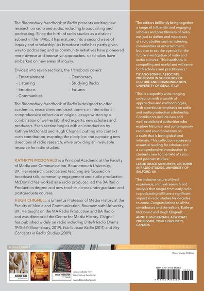 Produktbild: The Bloomsbury Handbook of Radio