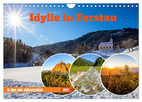 Produktbild: Idylle in Forstau (Wandkalender 2027 DIN A4 quer), CALVENDO Monatskalender
