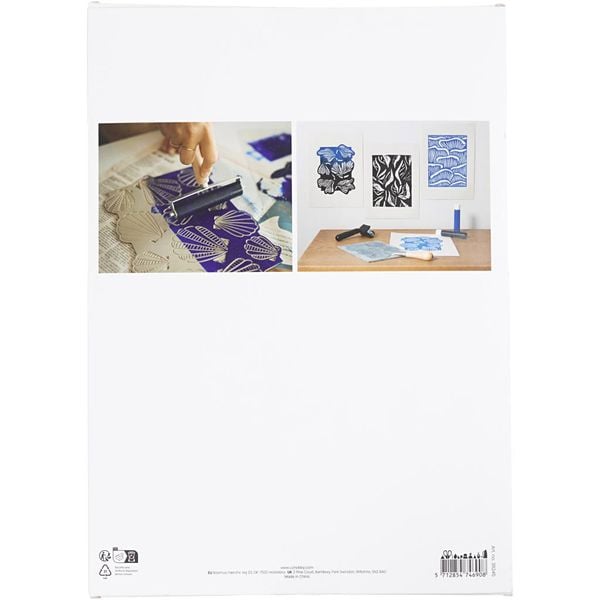 Produktbild: Creativ Company Stempelblock, A4, 21x29,7 cm, Hellgrau, 1 Stk